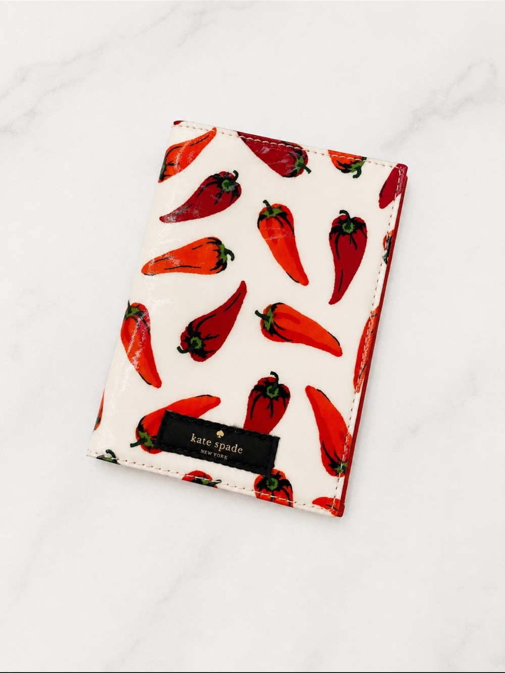 KATE SPADE Daycation Hot Peppers Passport Holder